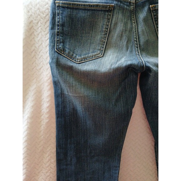 Gap Premium Curvy Straight Women's size 6/28L Dark Wash Blue Denim jeans - Picture 10 of 16
